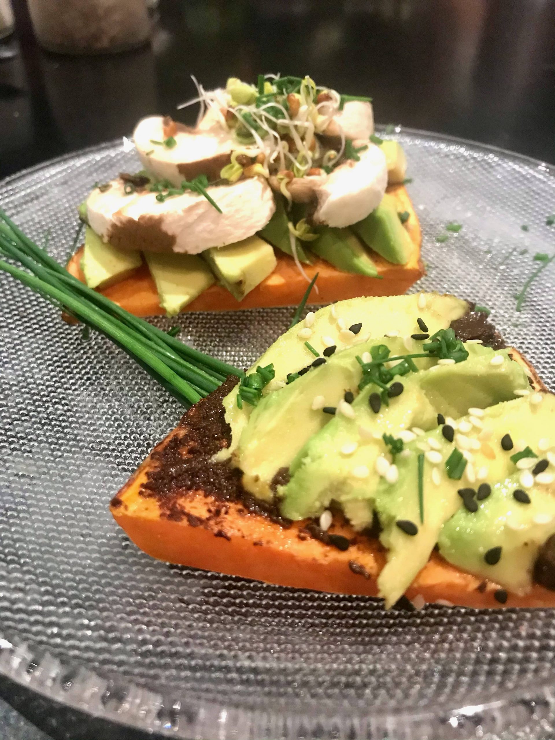 Tartine patate douce